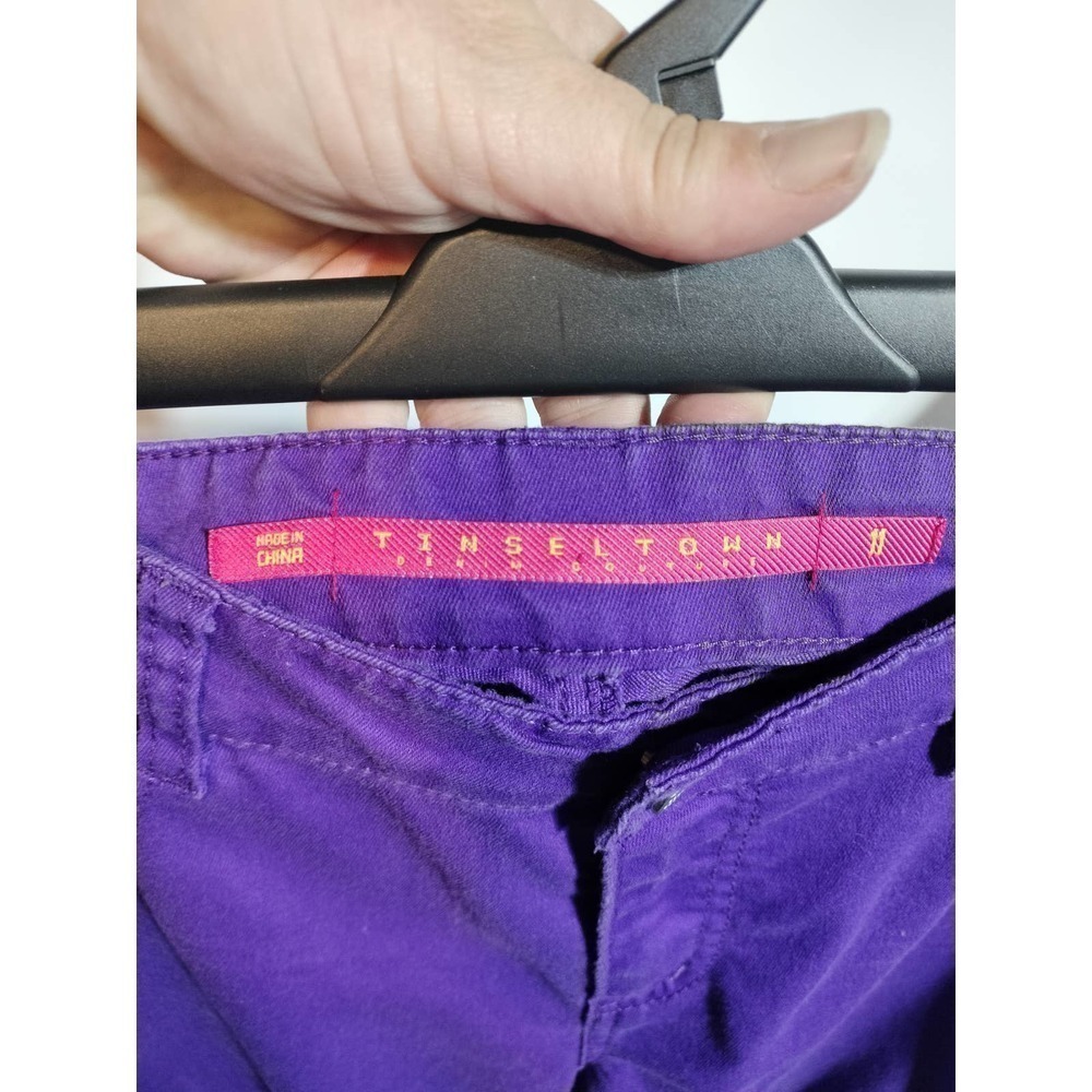 Tinseltown purple pants woman junior size 11 - Picture 4 of 4